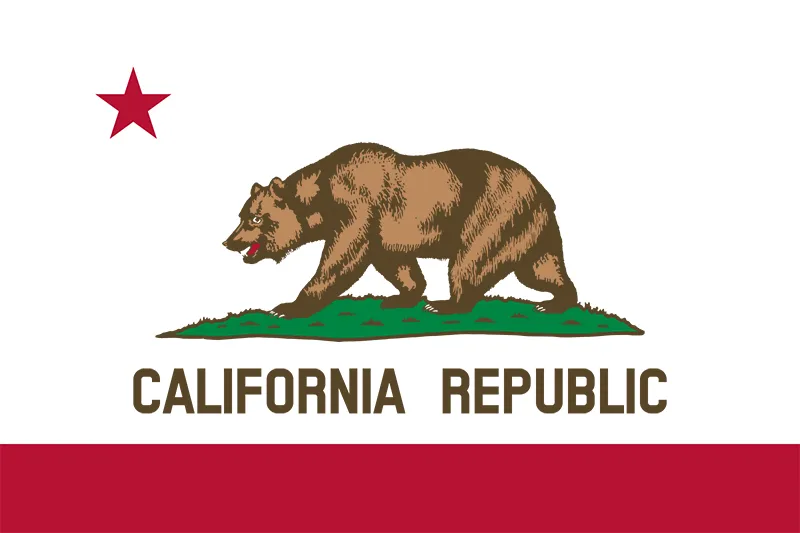 This image has an empty alt attribute; its file name is state-flag-Bear-Flag-California-red-star-July-9-1846-1.webp